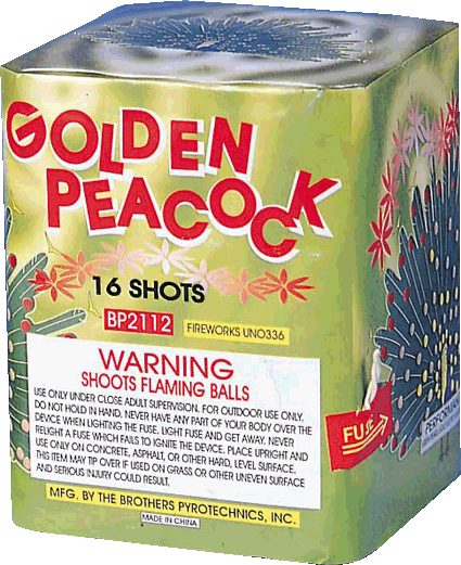 Golden Peacock 16 Shot BP2112