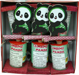 Climbing Panda box of 6